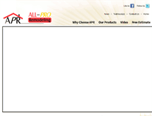 Tablet Screenshot of allproremodeling.com
